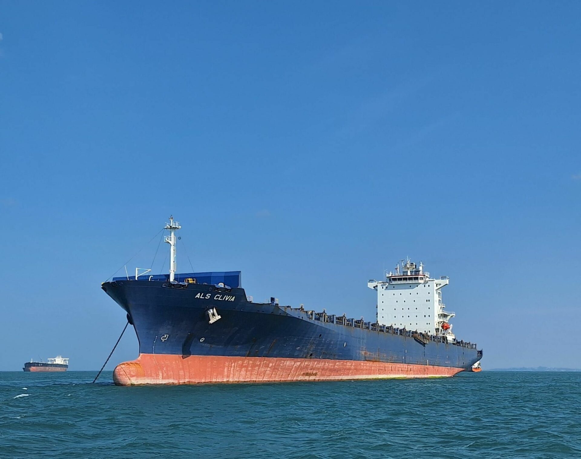 Delivered and renamed Jolly Clivia, the fifth container ship of Ignazio Messina & C.